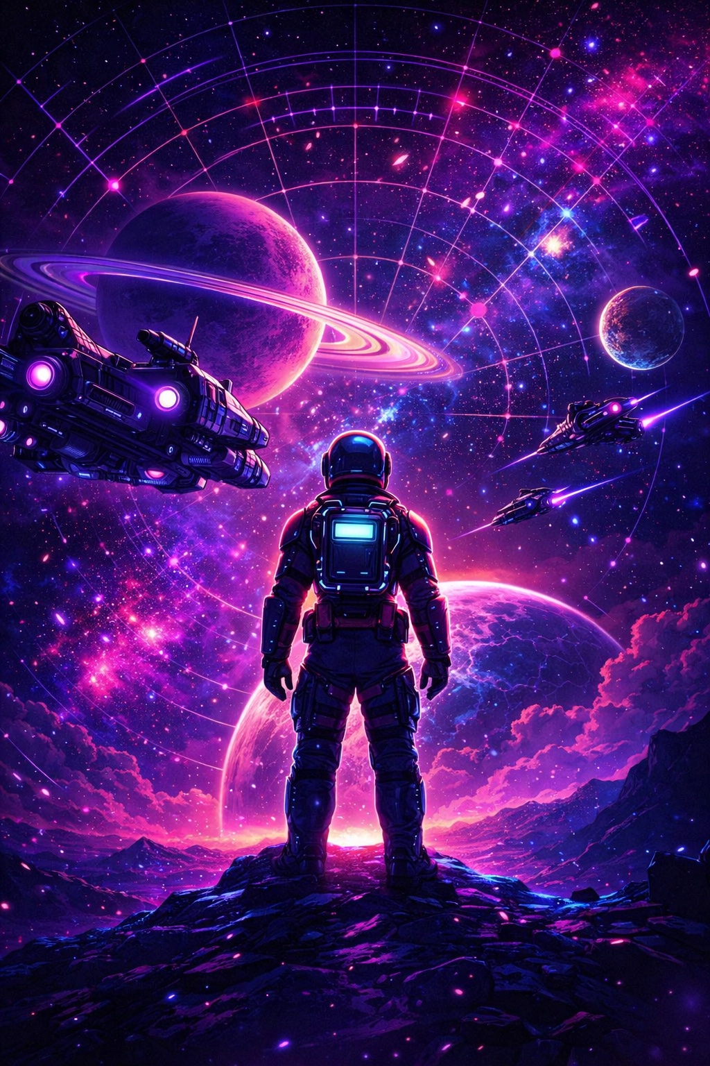 Starfield-esque scene.